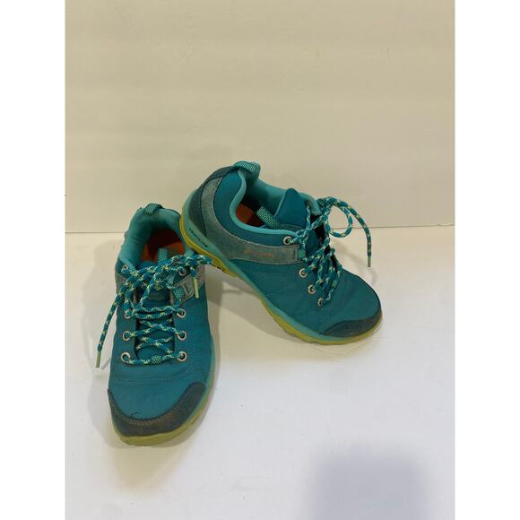 Columbia techlite fit outdry omni-grip hiking shoe size 7 Women blue/green - Picture 1 of 7